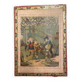 19th century wooden cube set
