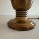 Art Deco conical table lamp in brass by Mazda, 1940s, France
