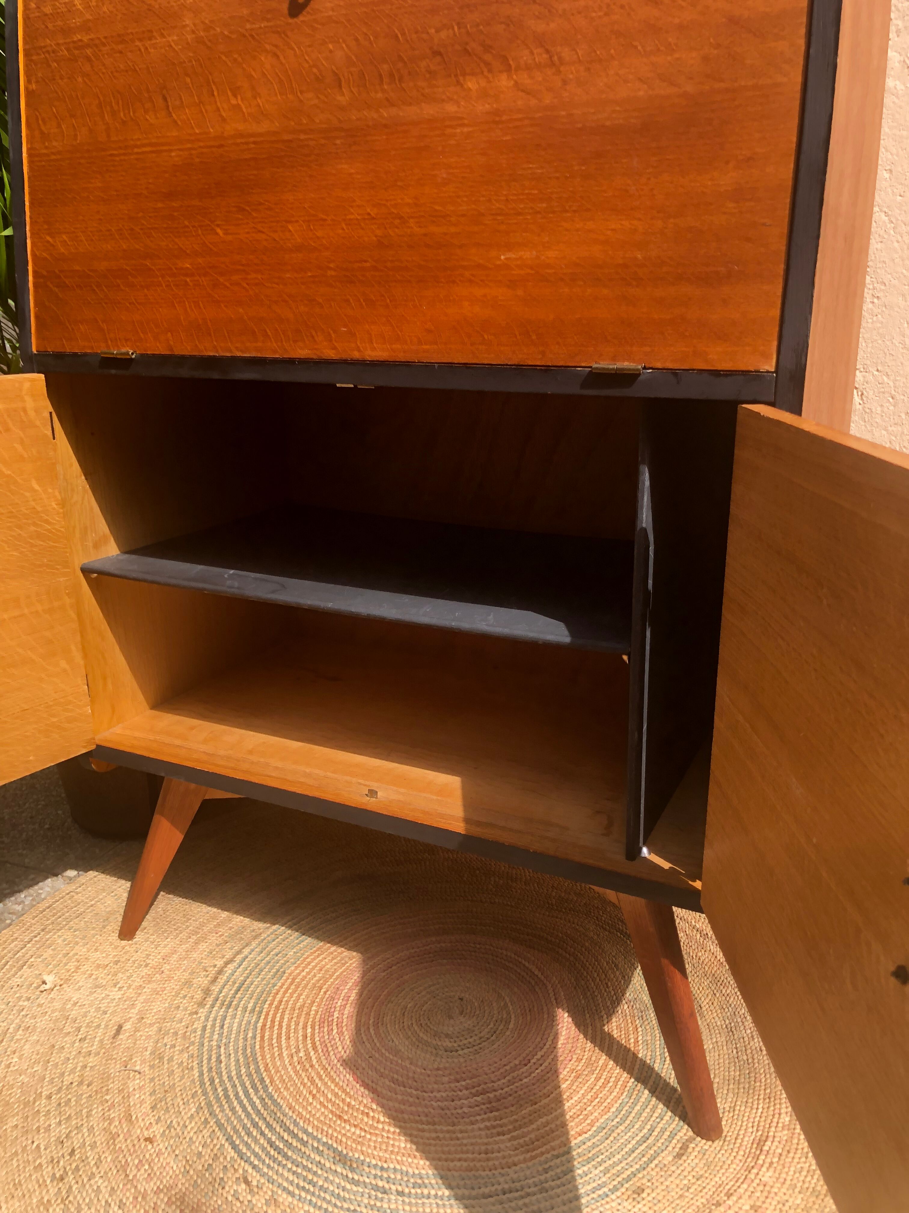 Scandinavian secretary compass feet