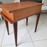 Scandinavian style teak bedside table from the late 60s