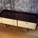 Vintage sideboard in varnished wood