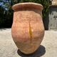Ancient terracotta pottery jar from the 19th century.