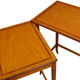 Edwardian satinwood quartetto nest of tables