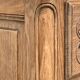 Louis XV style chest of drawers, solid raw oak, 1920.