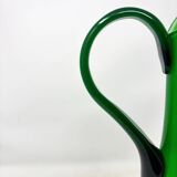 Vase vert gazon en opaline Empoli