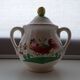 Faience sweetening St Clément France - Rooster decoration