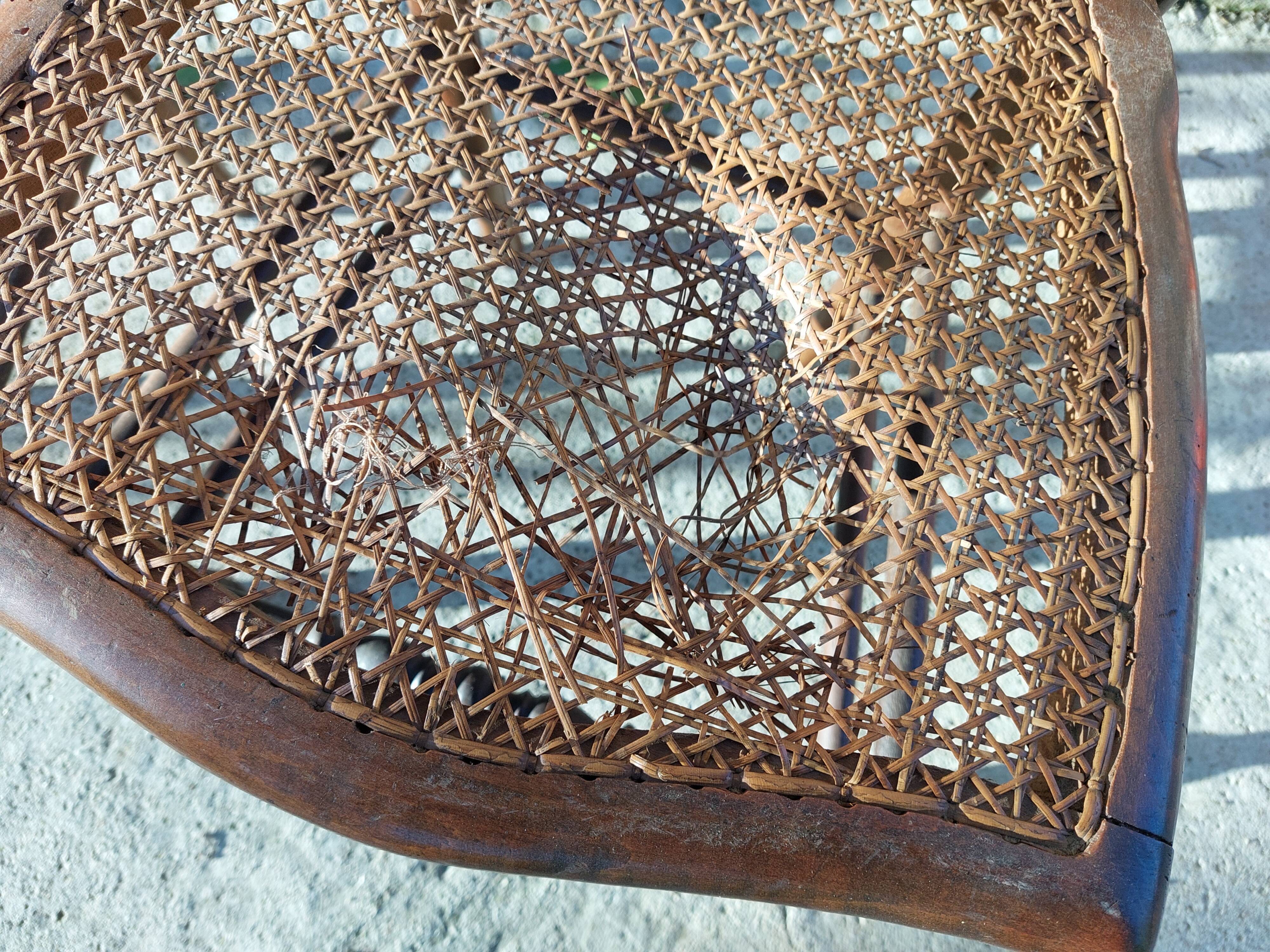 Lot of tanned chairs