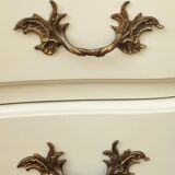 Creme white chest of drawers