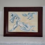 Numbered Lithograph by Reinhoud D'Haese 50/200/ Brussels/ Iconic