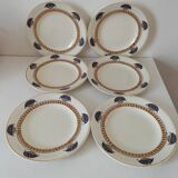 Longwy Art Deco plates
