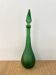 Green Empoli carafe - Diamond point glass - 1960s
