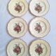 Assiettes creuses Digoin Sarreguemines Modèle Loraine