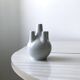 Flower pise vase in porcelain