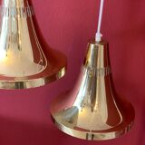 Swedish MidCentury Brass Ceiling Lamps by Hans-Agne Jakobsson for Markaryd