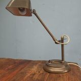 Antique brass desk lamp