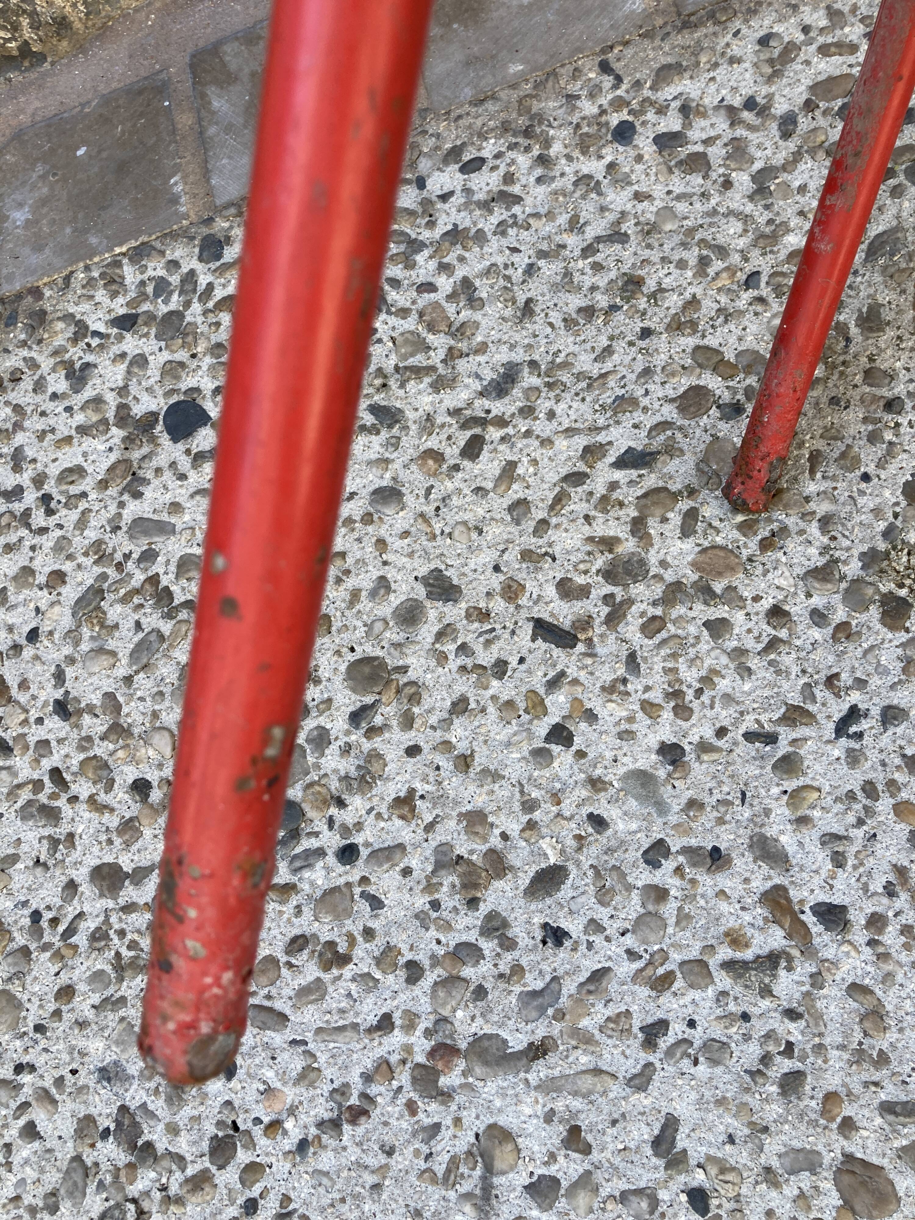 Garden armchair in scoubidou