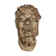 Head of satire in plaster