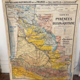 Map Pyrenees Aquitaine Basin