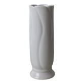 White porcelain tube vase