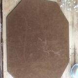 Octagonal bevelled mirror - 31 x 24 cm