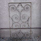 old wrought iron grid