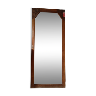 Miroir biseauté assiene porte d'armoire 19 ème