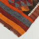 3x10 Red & Blue Kilim Runner Rug, 82x295Cm