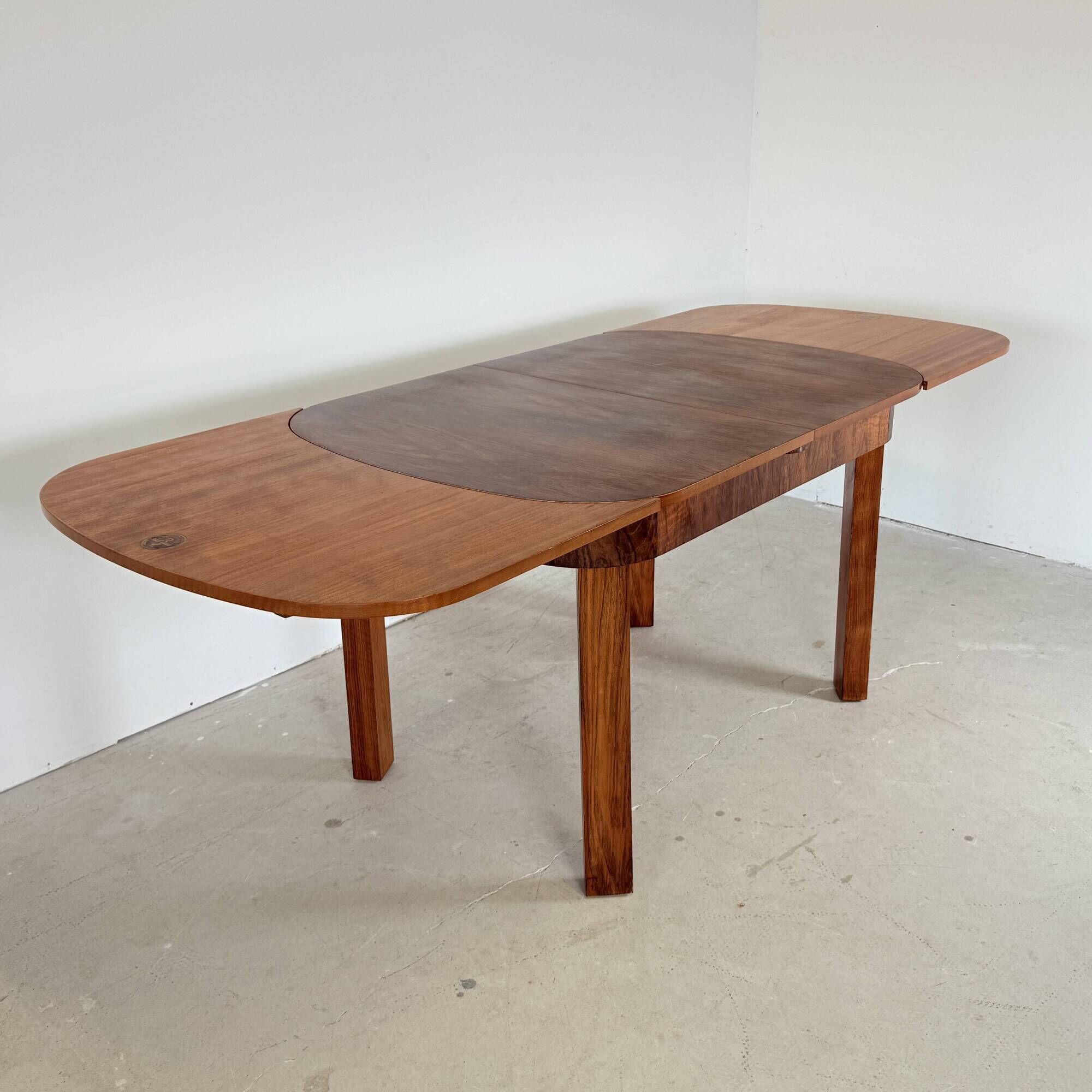 Ruscheweyh Design Dining Table – Extendable – Art Deco