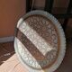 Vintage Moroccan tray in copper metal
