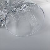 6 Crystal Long Drink Glasses with Spikes