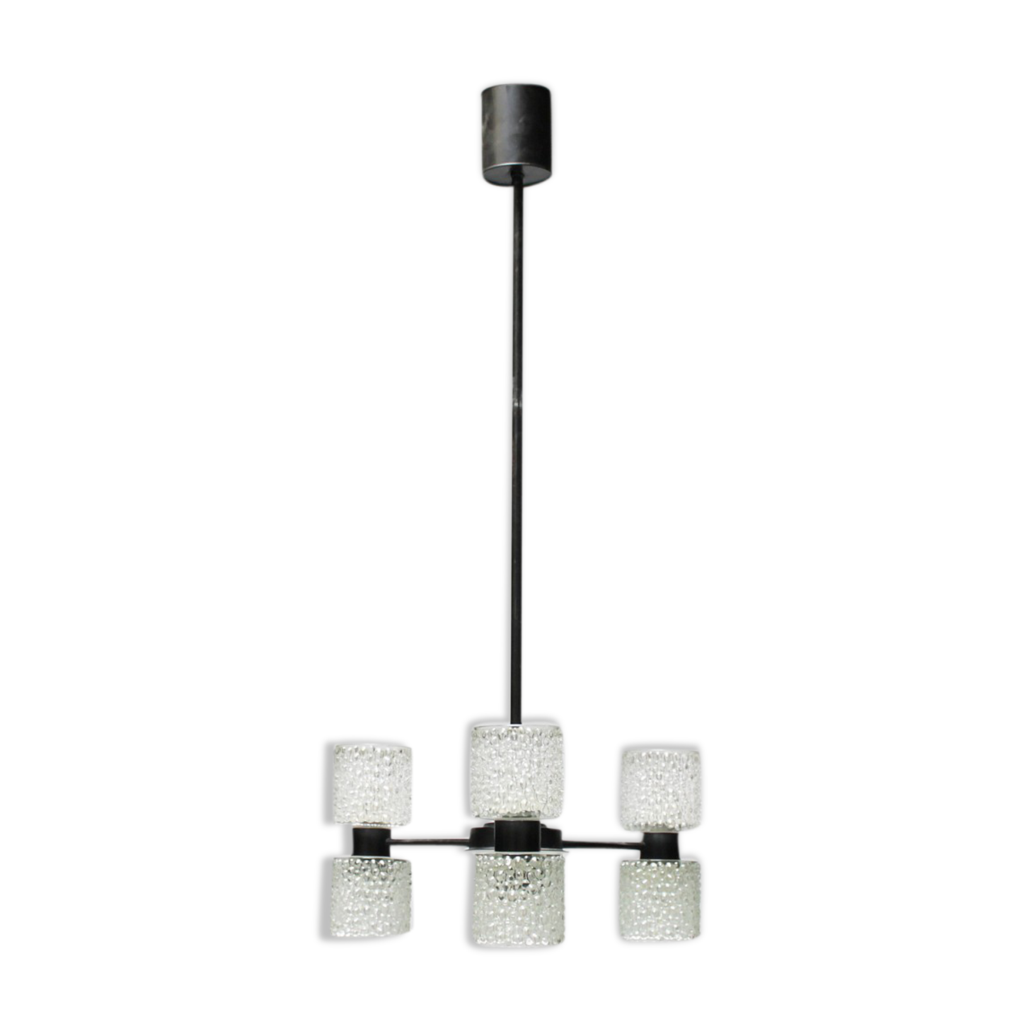 Six lights chandelier 'Zonnewende' by J.W. Bosman for Raak Amsterdam 1965