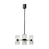 Six lights chandelier 'Zonnewende' by J.W. Bosman for Raak Amsterdam 1965