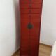 Red high cabinet Aldaba Madrid – 9 drawers and cupboard