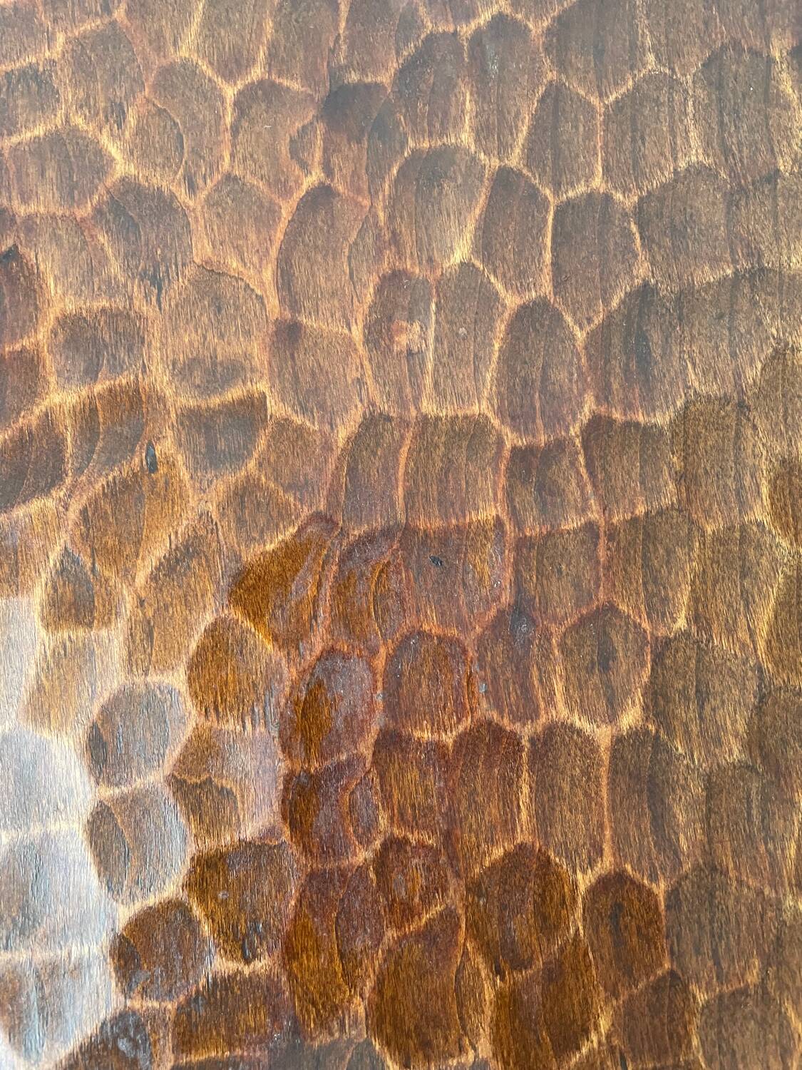 Brutalist wooden tray