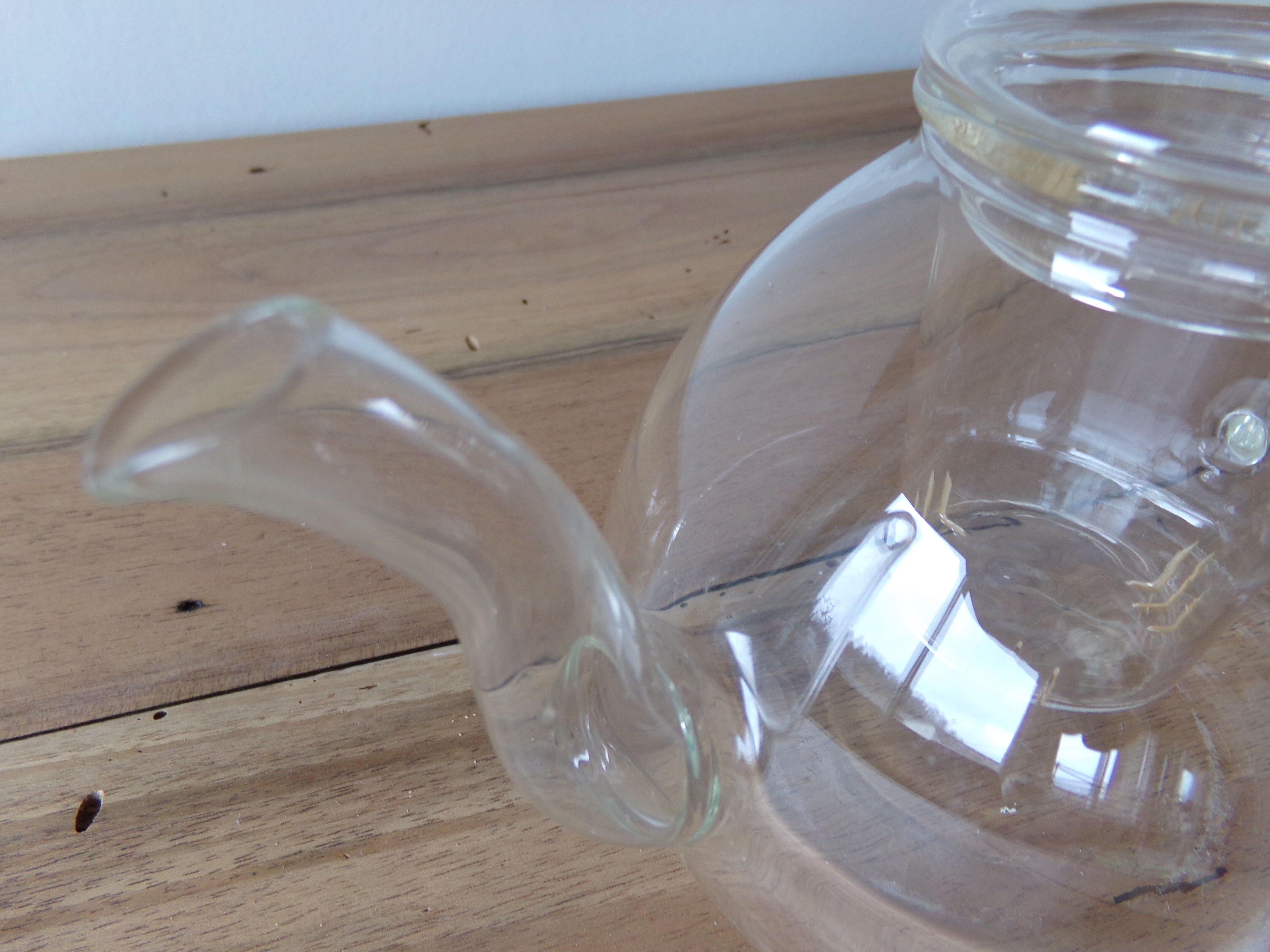 Théière en verre