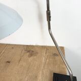 Grey Industrial Factory Office Desk Lamp from Elektrosvit, 1970s