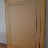 Large mirror with gilded and carved wooden glazing beads