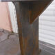 Chapel bench in chestnut wood