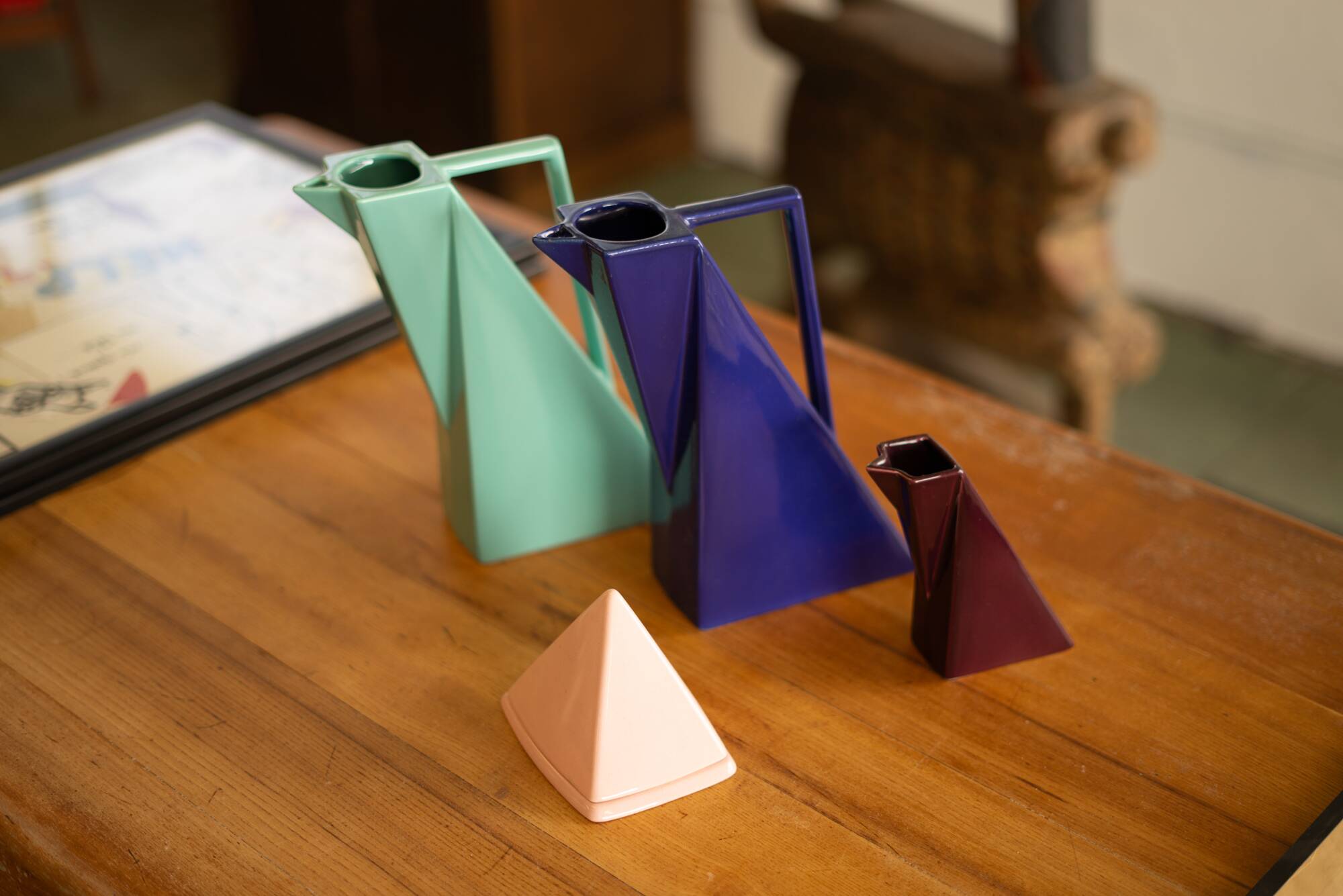 Ceramic service by Pierre Casenove for Studio Salins 1980