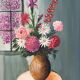 Tableau peinture sur toile bouquet de fleurs
