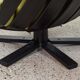 Fauteuil pivotant en cuir