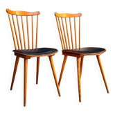 2 chaises Baumann, modèle Sonate n°842