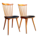 2 Baumann chairs, model Sonate no. 842