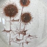 Series of 10 Sarreguemines dessert plates