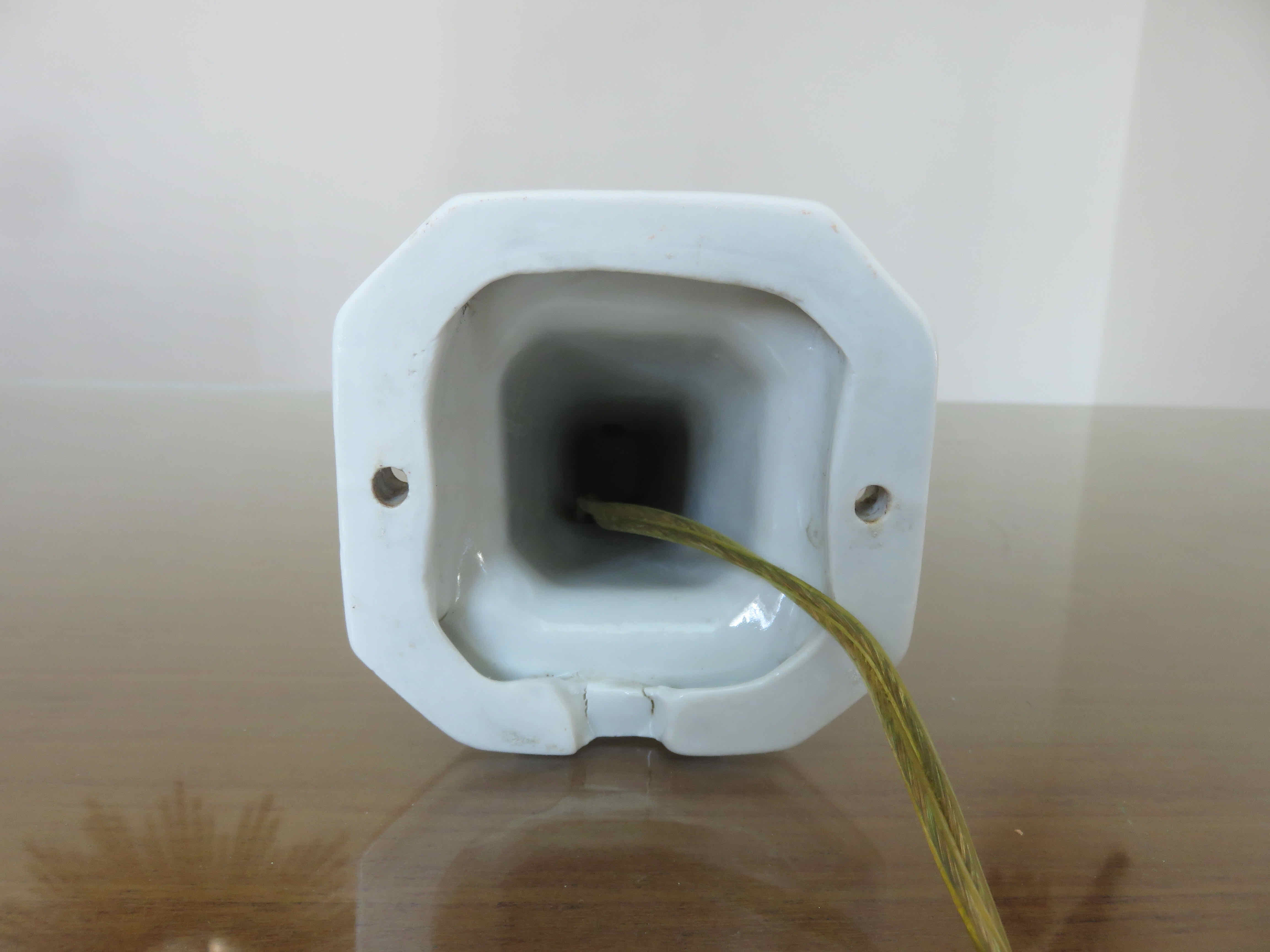 Porcelain wall lamp art deco years 30 40