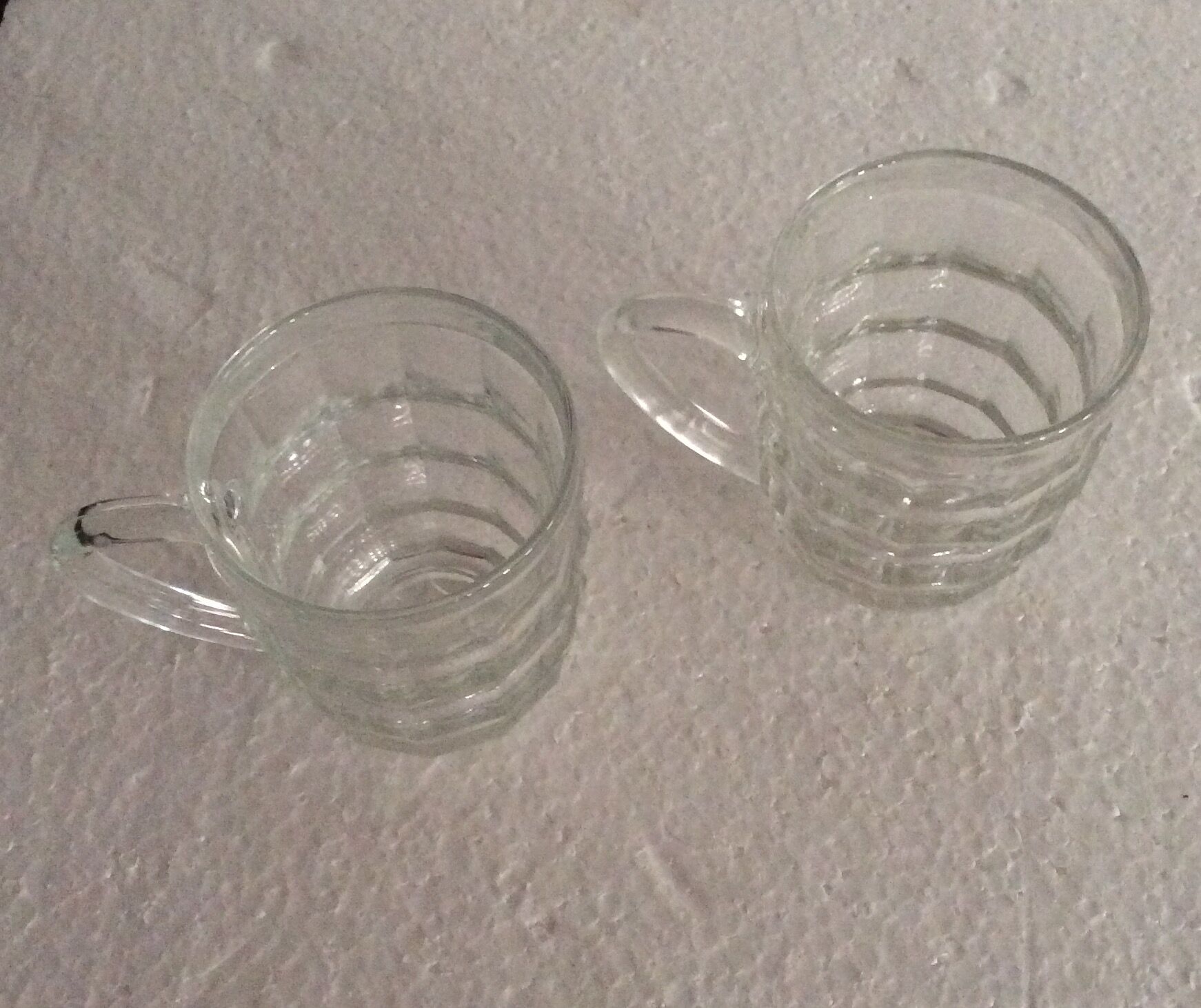 Lot de deux chopes à bière