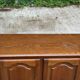 Vintage oak Louis XIV buffet commode from the 1950s.