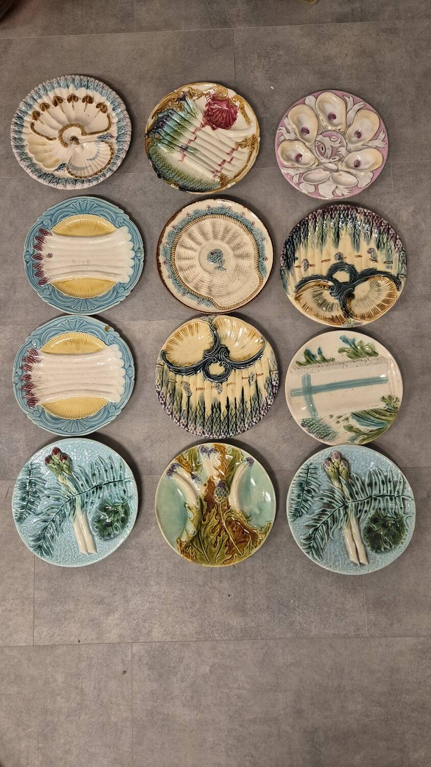 Asparagus plate set
