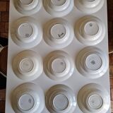 Lot de 12 assiettes creuses ancienne