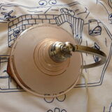 Table lamp or office art deco wooden base